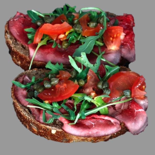 Boeren landbrood Rosbief-Tonijn enz.